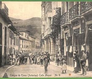 ah1798 - SPAIN -VINTAGE POSTCARD  Postal Antigua-Cangas de Tineo (Asturias) 1914