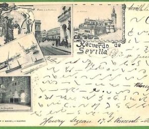 ah1764 - SPAIN - VINTAGE POSTCARD   Postal Antigua - Sevilla - 1900