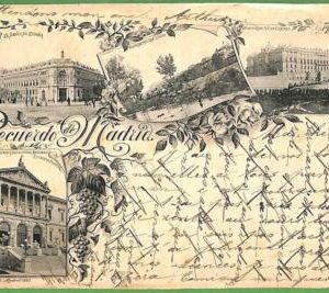ah1768 - SPAIN - VINTAGE POSTCARD   Postal Antigua - Madrid