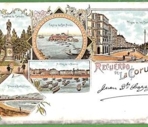 ah1776 - SPAIN - VINTAGE POSTCARD   Postal Antigua - La Coruna - 1901