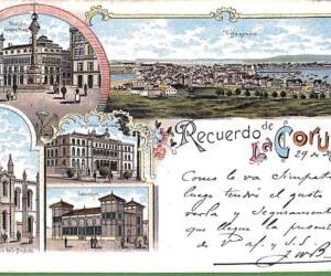 ah1775 - SPAIN - VINTAGE POSTCARD   Postal Antigua - La Coruna - 1900