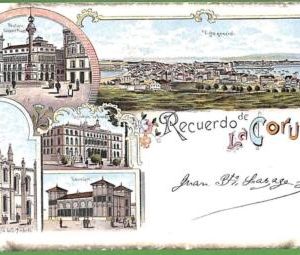 ah1777 - SPAIN - VINTAGE POSTCARD   Postal Antigua - La Coruna - 1901