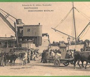 a0511 - SPAIN - VINTAGE POSTCARD   Postal Antigua - Santander