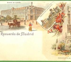 ah1770 - SPAIN - VINTAGE POSTCARD   Postal Antigua - Madrid - 1900