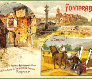 ah1773 - SPAIN - VINTAGE POSTCARD   Postal Antigua - Fontarabie Hondarribia
