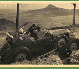 ah2031 -  VINTAGE POSTCARD Ansichtskarten - CARS - Mercedes-Benz