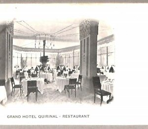 ab0049 - CARTOLINA D'EPOCA -ROMA Città : Grand Hotel Quirinal