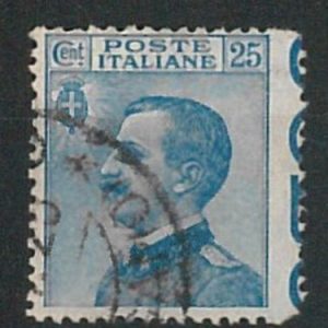 53841   - ITALIA  REGNO - Storia Postale:  Sassone 83 VARIETA' - USATO - BELLO!