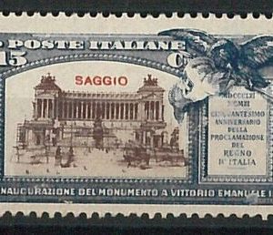 53844    - ITALIA  REGNO - Storia Postale:  Sassone P86A - SAGGIO non EMESSO