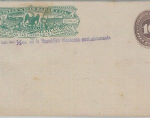 77192 - MEXICO - POSTAL HISTORY -  POSTAL STATIONERY Cover H & G #  14 Eagles