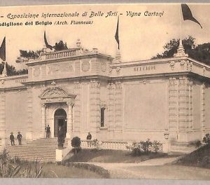 ab0053 - CARTOLINA D'EPOCA -ROMA Città :Esposizione internazionale di Belle Arti