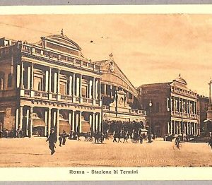 ab0054 - CARTOLINA D'EPOCA -ROMA Città : stazione di Termini