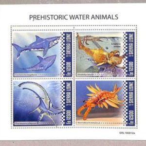 A4830 - SIERRA LEONE - ERROR MIPERF, Miniatur s: 2019, Prähistorisches...
