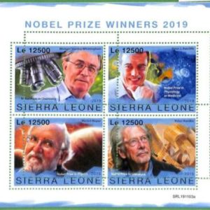 A2579 - SIERRA LEONA -ERROR: MISPERF -Premio Nobel 2019, Handke, Ratcliffe,...