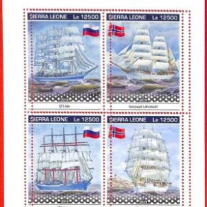 A4848 - SIERRA LEONE - ERROR MISPERF, Miniatura hoja: 2019, Grandes...