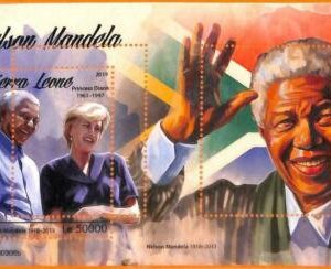 A6861 - SIERRA LEONE, Error, 2019, MISSPERF SOUVENIR S: Mandela, Prinzessin...