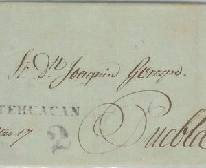 77184 - MEXICO - POSTAL HISTORY -  Prephilatelic COVER from  TEHUACAN