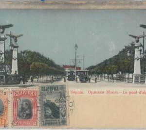 79663 - BULGARIA - VINTAGE POSTCARD - SOFIA 1911  nice postmark POSTAL HISTORY