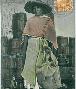 24330 - MEXICO - VINTAGE POSTCARD - ETHNIC POSTCARD 1928