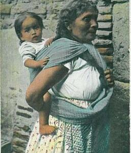 24349 -  MEXICO - VINTAGE POSTCARD  - ETHNIC POSTCARD : OAXACA INDIAN