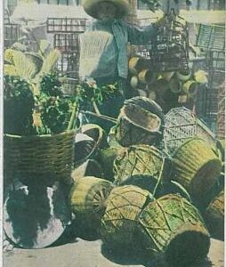 24380 - MEXICO - VINTAGE POSTCARD - ETHNIC POSTCARD : STREET VENDORS
