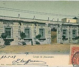 24410 - MEXICO - VINTAGE POSTCARD  - MEXICO City: COLEGIO DE MASCARONES 1908
