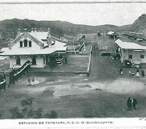 24462 - MEXICO - VINTAGE POSTCARD - GUANAJUATO: TEPETAPA TRAIN STATION