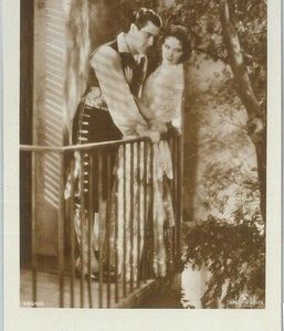 81827 - VINTAGE POSTCARD - CINEMA Actor :  RAMON NAVARRO  Dorothy Jordan