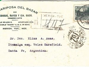 69294 - MEXICO - POSTAL HISTORY -  REGISTERED COVER to ARGENTINA 1931