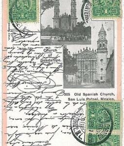 24577 - MEXICO- VINTAGE POSTCARD - GUADALUPE 1903