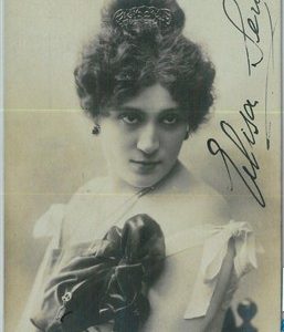 91676  - AUTOGRAHP Vintage postcard : Silent Cinema / Theatre - ELISA SEVERI