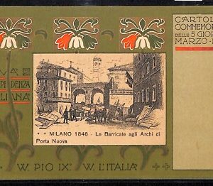 ab1941 - CARTOLINA D'EPOCA - MILANO Città : Archi di Porta Nuova