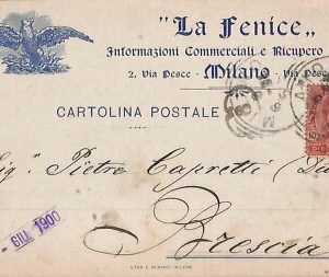 ab1944 - CARTOLINA D'EPOCA - MILANO Città : Pubblicitaria
