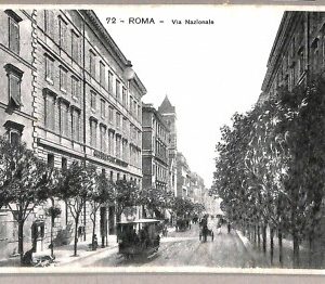 ab0185 - CARTOLINA D'EPOCA - ROMA Città : Via Nazionale