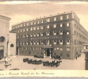 ab0198 - CARTOLINA D'EPOCA - ROMA Città : Grand Hotel de la Minerve