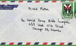 ZA1491 - NIGERIA - POSTAL HISTORY - Large AIRMAIL COVER to the USA 1970's SCOUTS