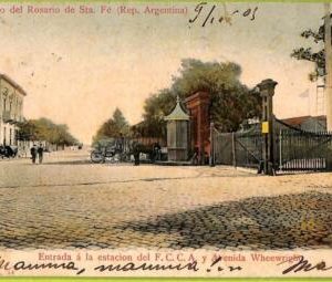 af0876 - ARGENTINA - Vintage Postcard - Rosario de Santa Fe