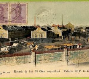 af0909 - ARGENTINA - Vintage Postcard - Rosario de Santa Fe