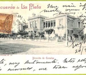 af0832 - ARGENTINA - Vintage Postcard - LA PLATA - Direccion de Escuelas - 1903