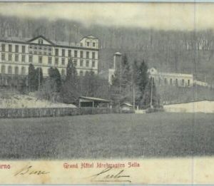 90993  - CARTOLINA d'Epoca  - NOVARA Provncia  -  ANDORNO Grand Hotel Sella 1904