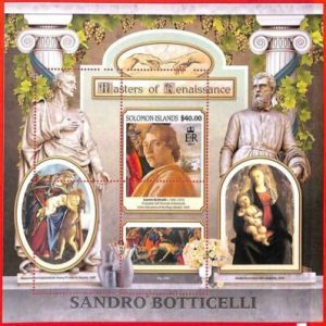 A4937 - ISLAS SALOMÓN - ERROR MISPERF: 2017 Sandro Botticelli, Arte del...