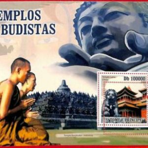 A3192- SAO TOME & PRINCIPE, ERROR MISSPERF Sonderblock: 2009 Buddhistische...