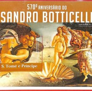 A4509 - SAO TOME & PRINCIPE - ERROR MIPERF Sonderblock: 2015 Botticelli, Art.-Nr