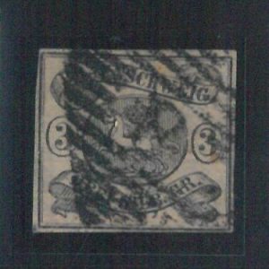 78052  -  GERMANY Braunshweig  - STAMP: Michel  # 8a  -  Fine  USED