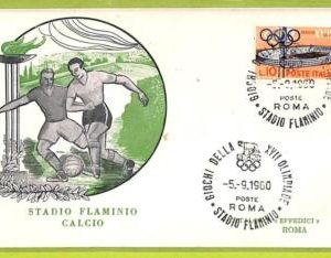 ZA1338 - ITALY - POSTAL HISTORY - Olympic Game FOOTBALL Soccer - 1960
