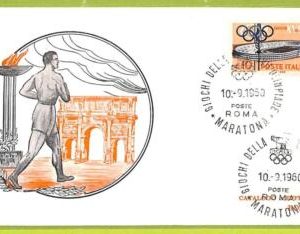 ZA1336 - ITALY - POSTAL HISTORY - Olympic Games MARATHON - 1960