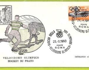 ZA1335 - ITALY - POSTAL HISTORY - Olympic Games HOCKEY - 1960