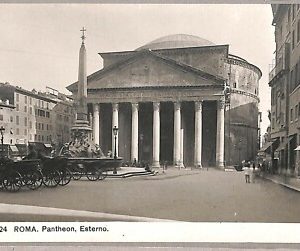 ab0364 - CARTOLINA D'EPOCA -ROMA Città : Pantheo, Esterno