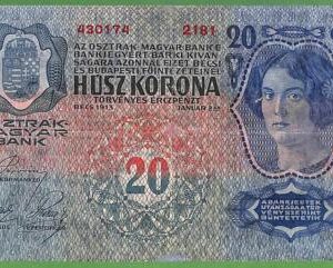 ah1432 - Austria-Hungary - PAPERMONEY- PIC# 13-20 Krowns - VERY FINE