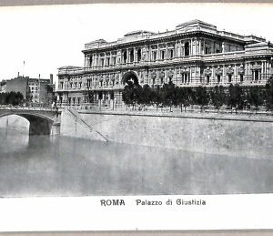 ab0369 - CARTOLINA D'EPOCA -ROMA Città : Palazzo di Giustizia